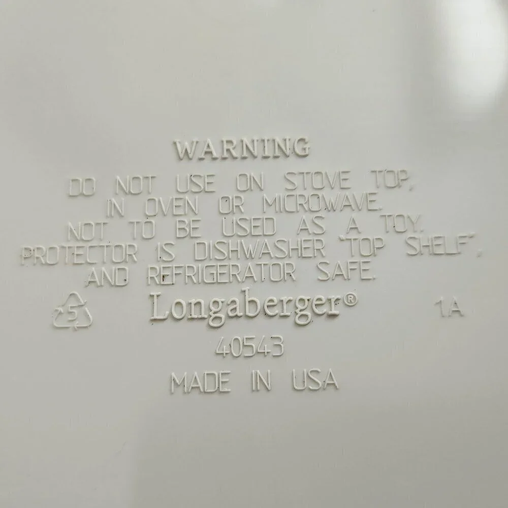Longaberger Lined Hostess Serving Tray & Basket